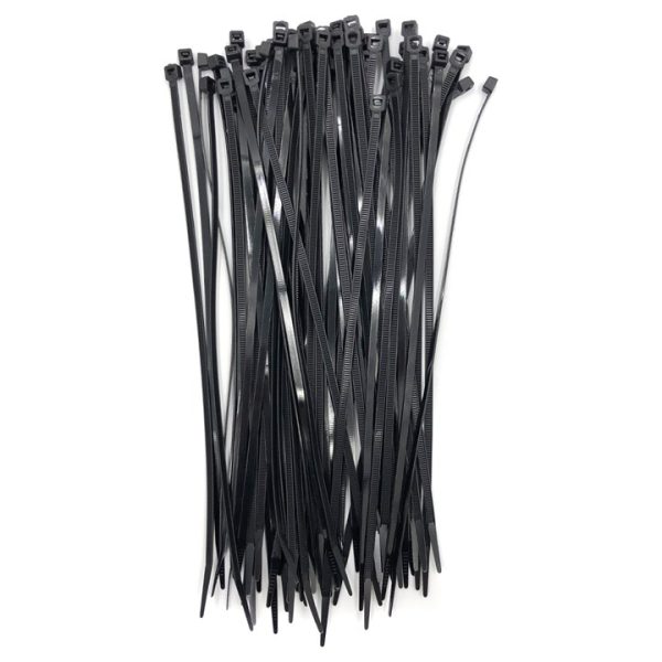 60 Tie wraps (300mm x 4.8mm) - black