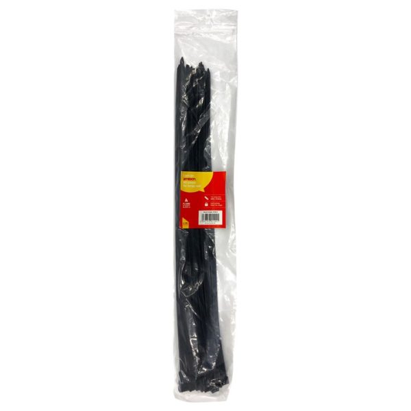 30 Tie wraps (500mm x 6.5mm) - black