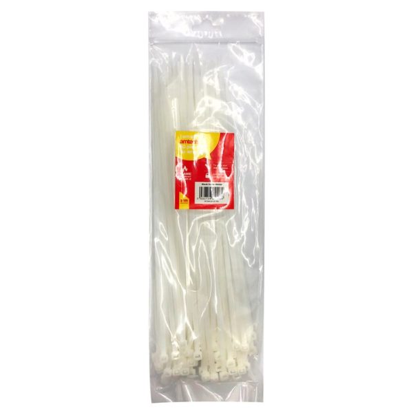 60 Tie wraps (300mm x 4.8mm) - white