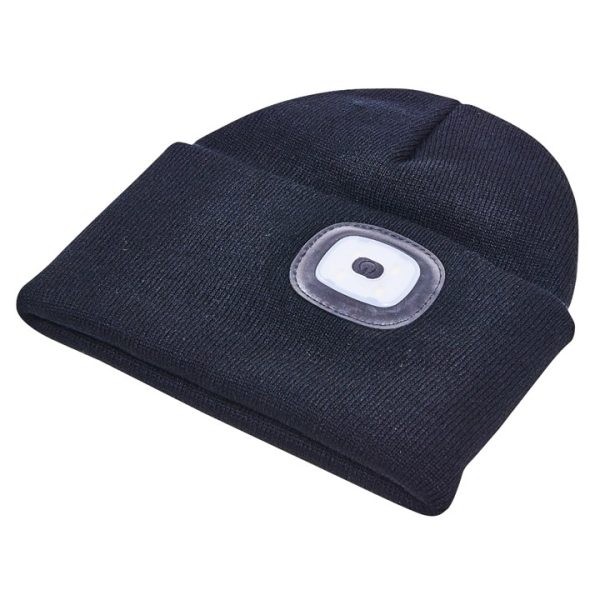 USB Rechargeable LED beanie hat