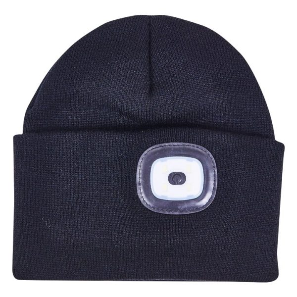 USB Rechargeable LED beanie hat