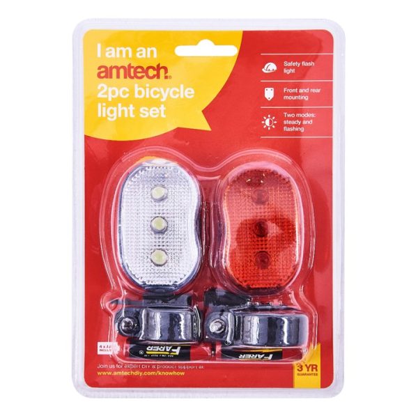 Bicycle flash light set