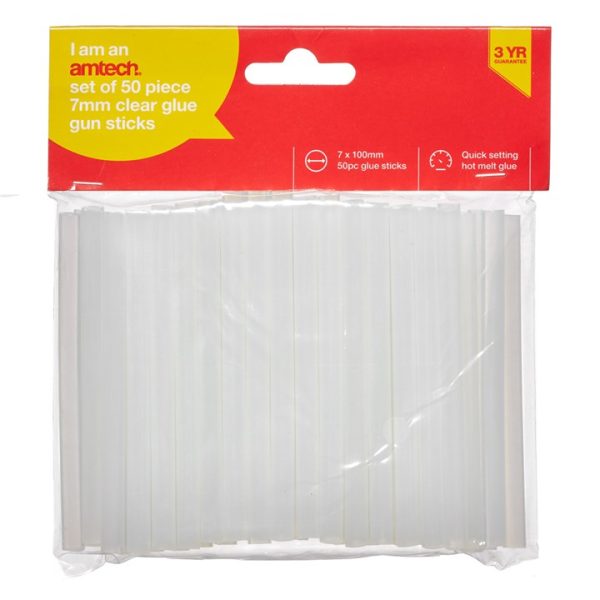 7mm x 100mm Glue gun sticks (50 pack)