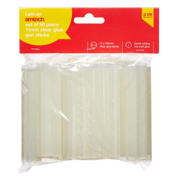 11mm x 100mm Glue gun sticks (50 pack)