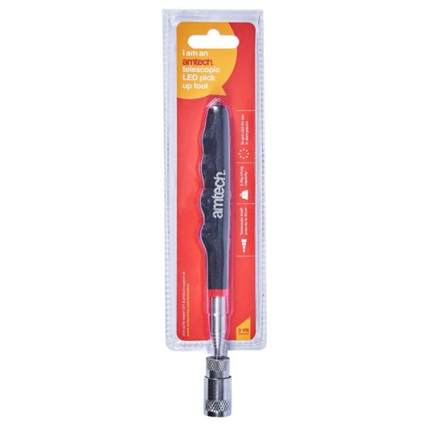 Magnetic telescopic pick-up tool with LED - 2.5kg (5.5lb) lift capacity