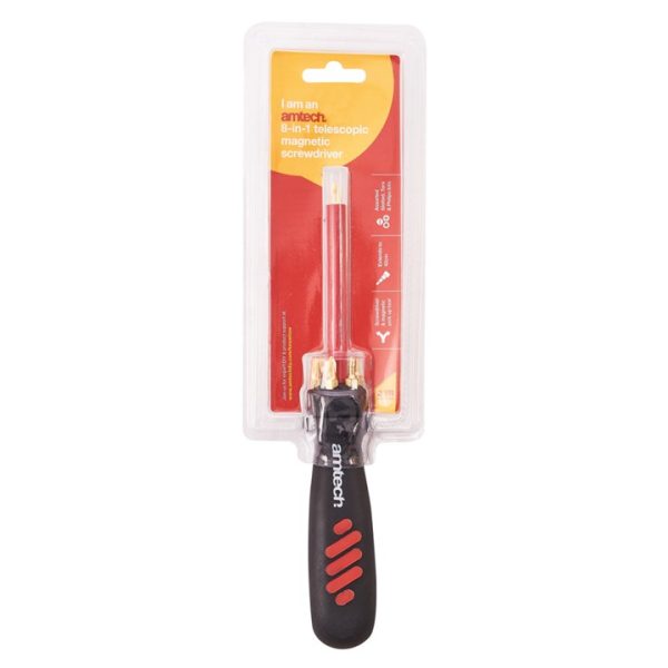 8 Piece telescopic magnetic screwdriver set