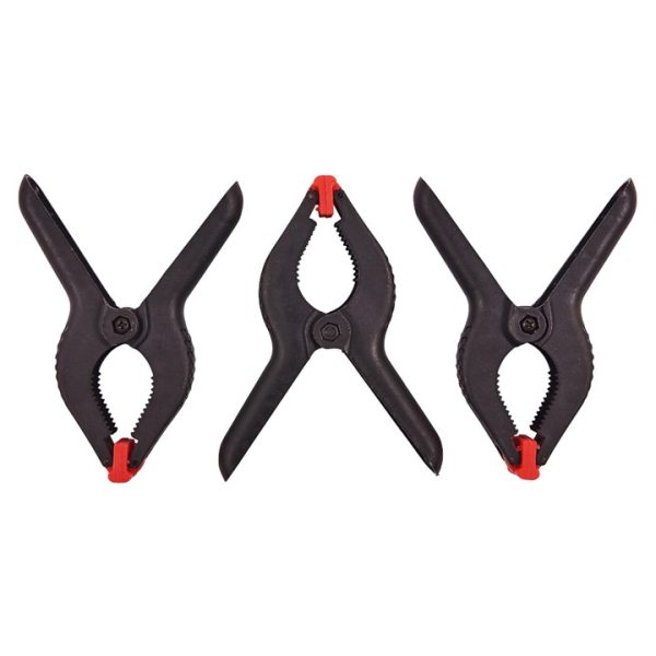 3 Piece 150mm (6") plastic clamp set