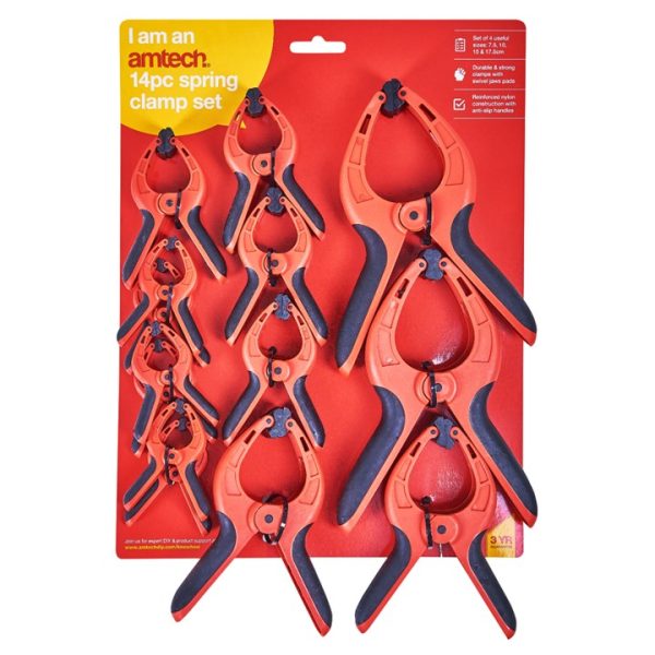 14 Piece spring clamp set