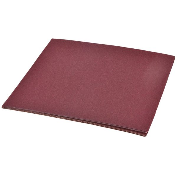 10 Piece assorted sandpaper set (230mm x 280mm)