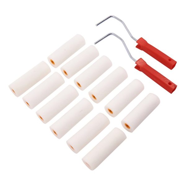 14 Piece mini paint roller set