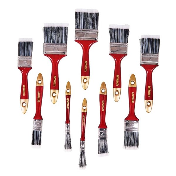 10 Piece paint brush set