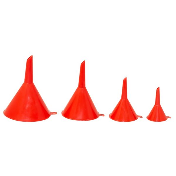 4pc Mini Plastic Funnel Set