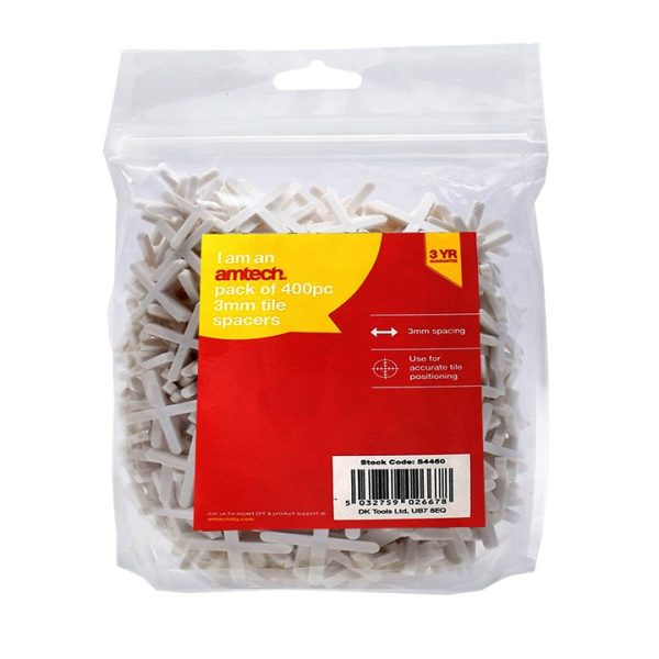 400 Piece 3mm tile spacer set