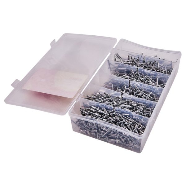 1000 Piece blind rivet assortment