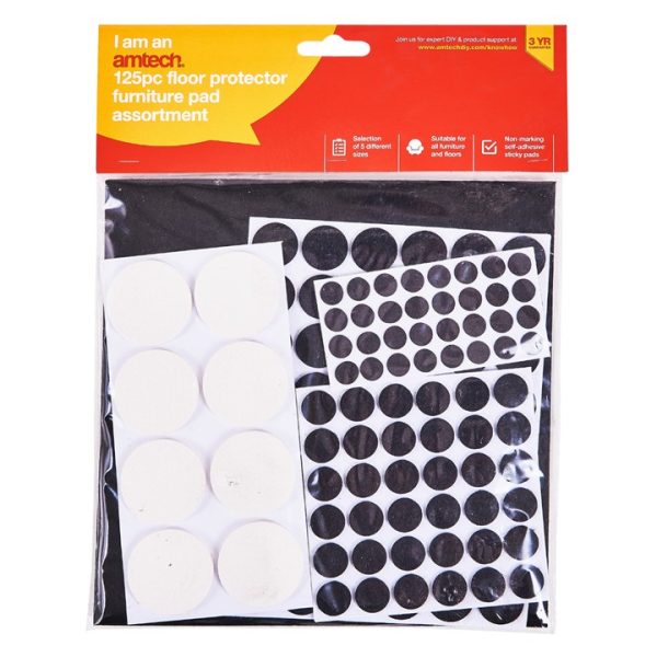 125 Self-adhesive floor protector pads