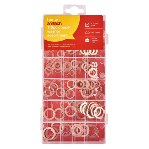 110 Piece copper washer set