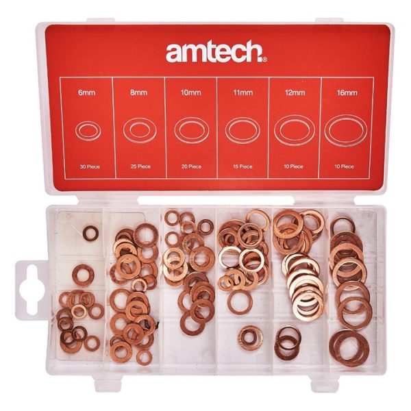 110 Piece copper washer set