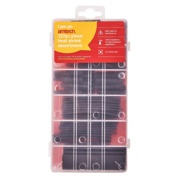 127 Piece heat shrink assortment