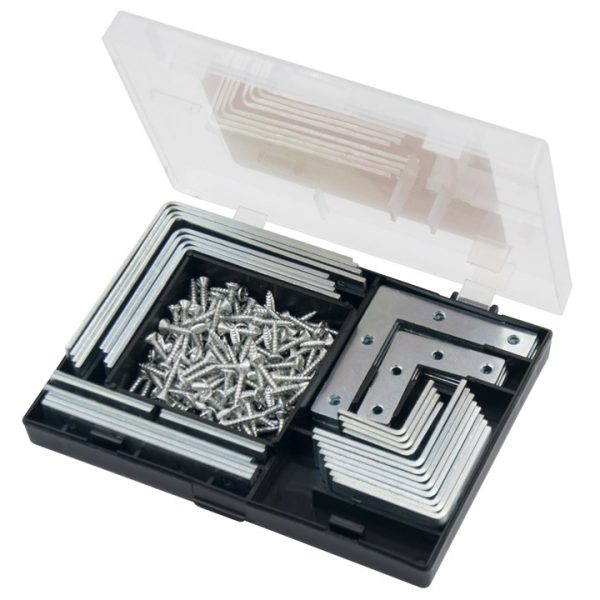 180 Piece angled and straight bracket repair set