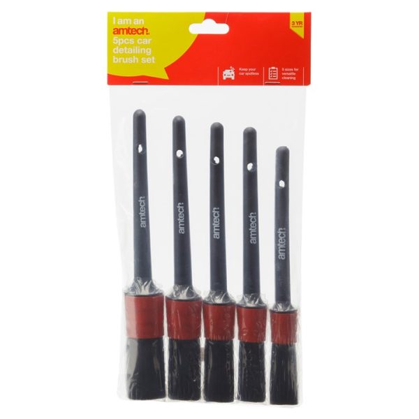 Car detailing brush set (5pc)