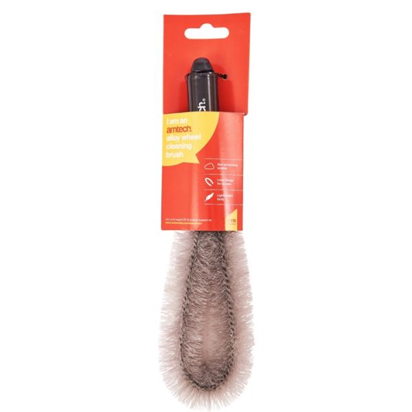 Alloy wheel cleaning brush