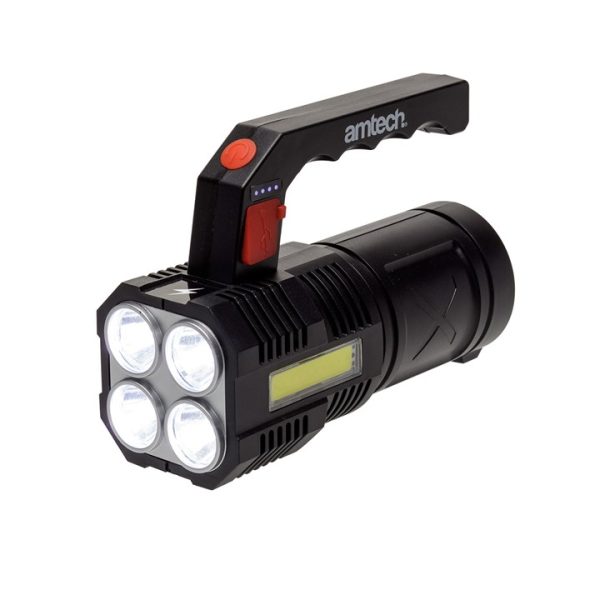 10W USB rechargeable portable torch