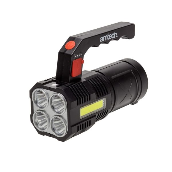 10W USB rechargeable portable torch