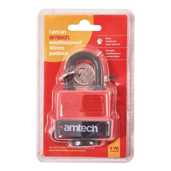 40mm Weatherproof padlock