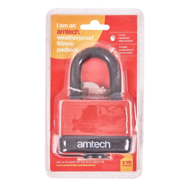 65mm Weatherproof padlock