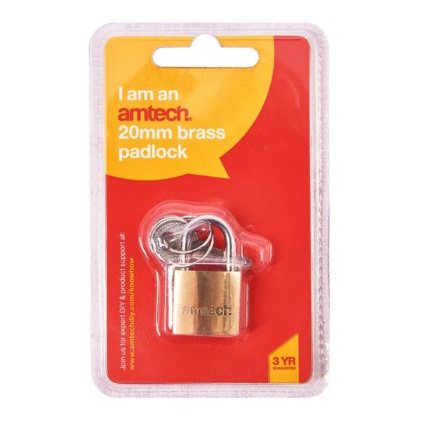 20mm brass padlock