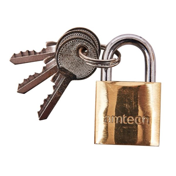 25mm brass padlock