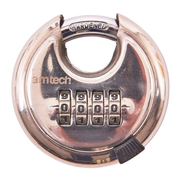 70mm 4 Digit stainless steel combination padlock