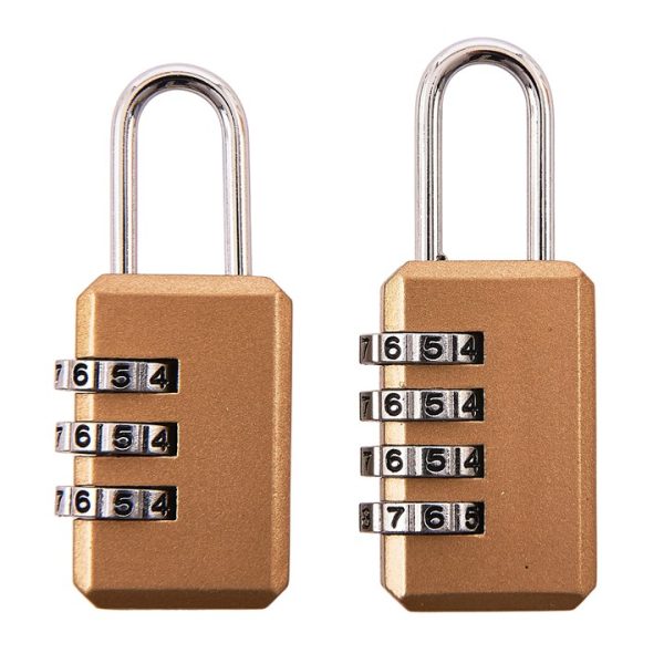 2 Piece combination padlock set