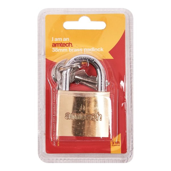 38mm Brass padlock