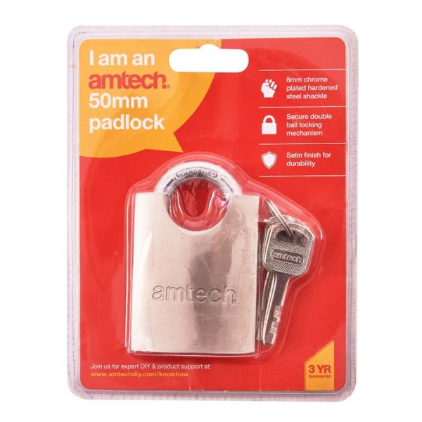 50mm Steel padlock