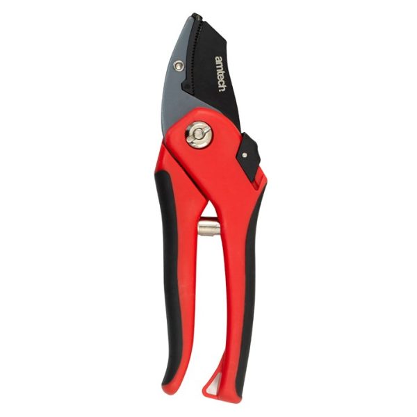 Ratchet anvil secateurs