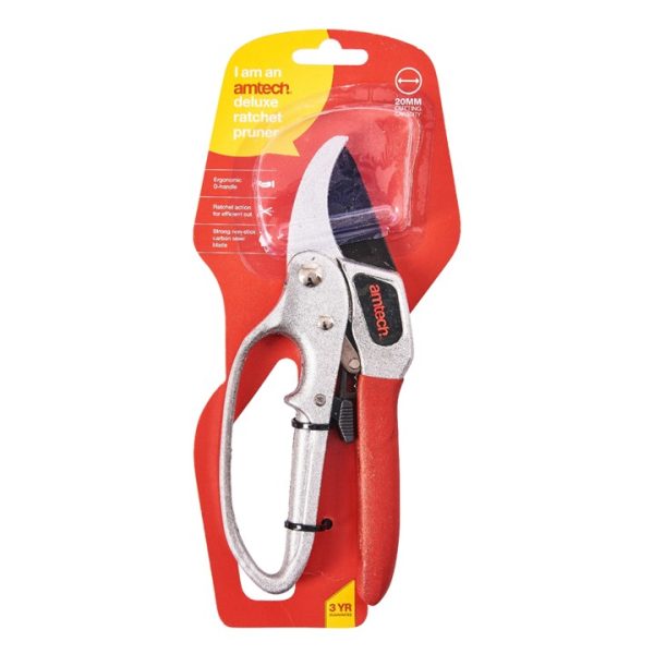 Deluxe ratchet pruner