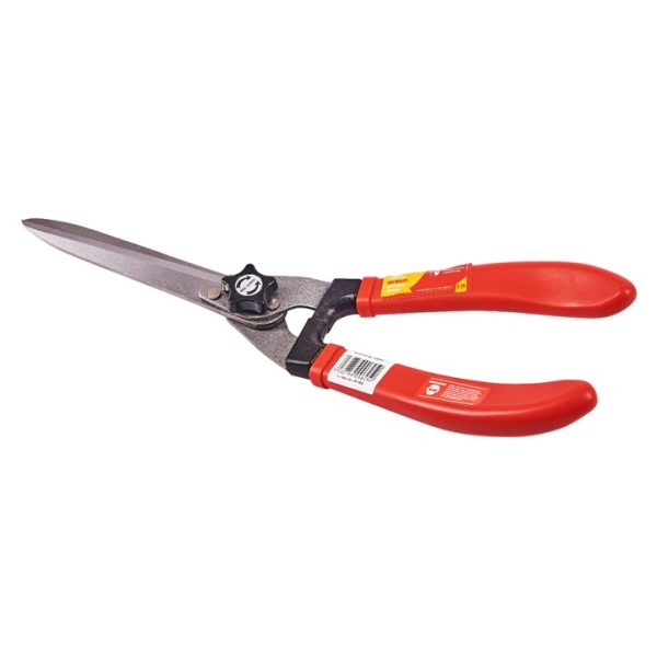 Garden shears with plastic handles