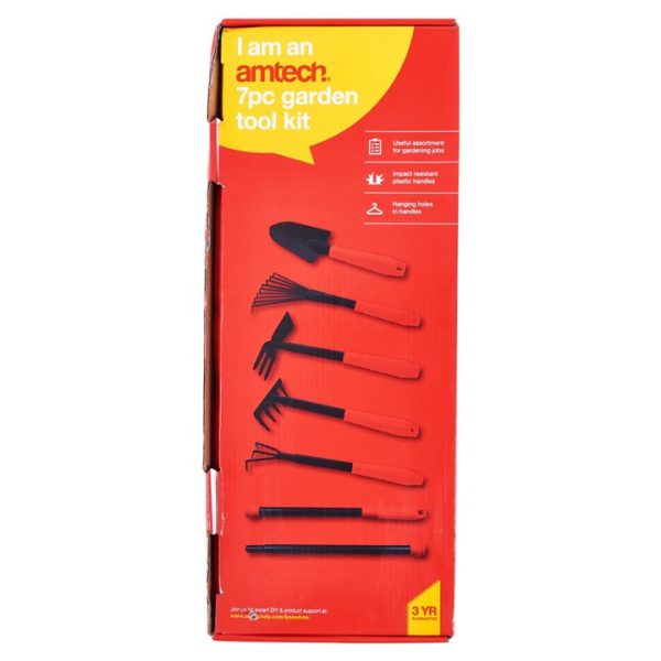 7 Piece garden tool kit