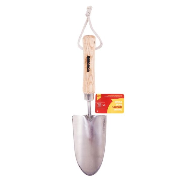 Stainless steel hand trowel