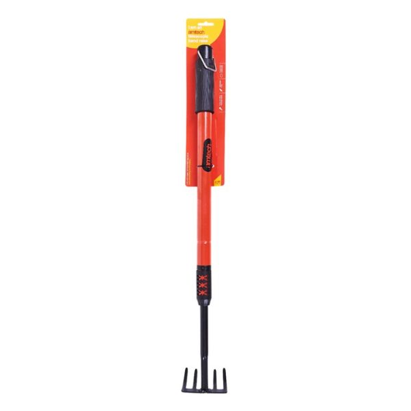 Telescopic hand rake