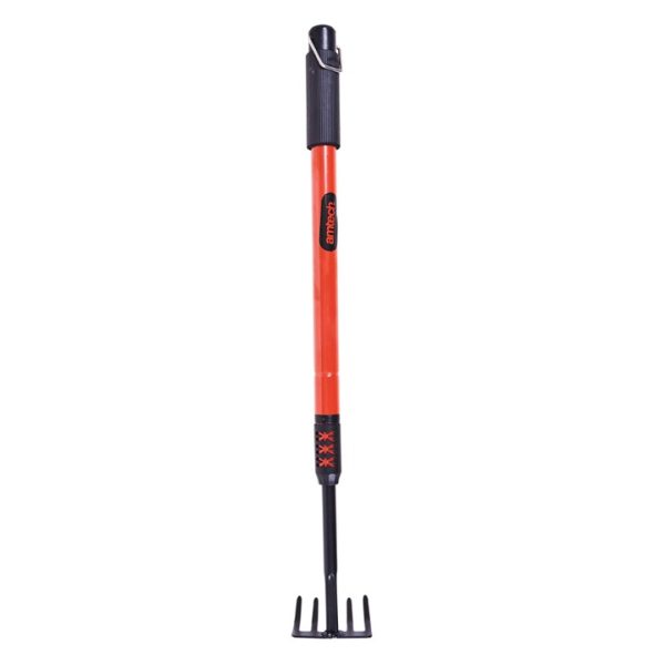 Telescopic hand rake