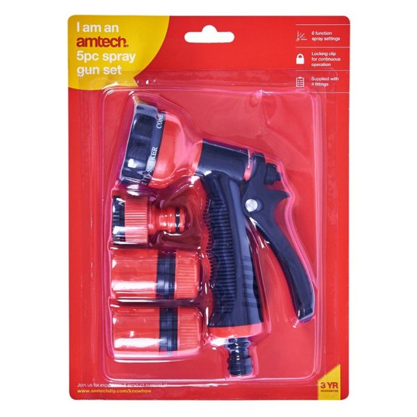 5 Piece spray gun set