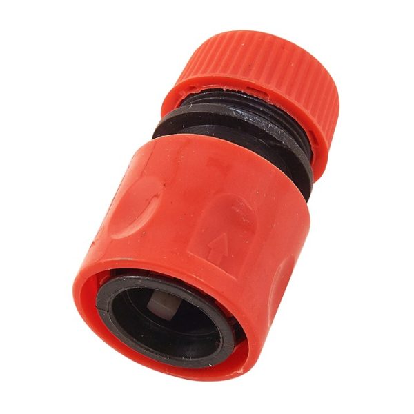 13mm (1/2") Hose connector with shut off