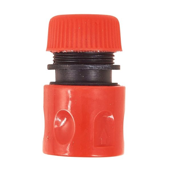 13mm (1/2") Hose connector with shut off