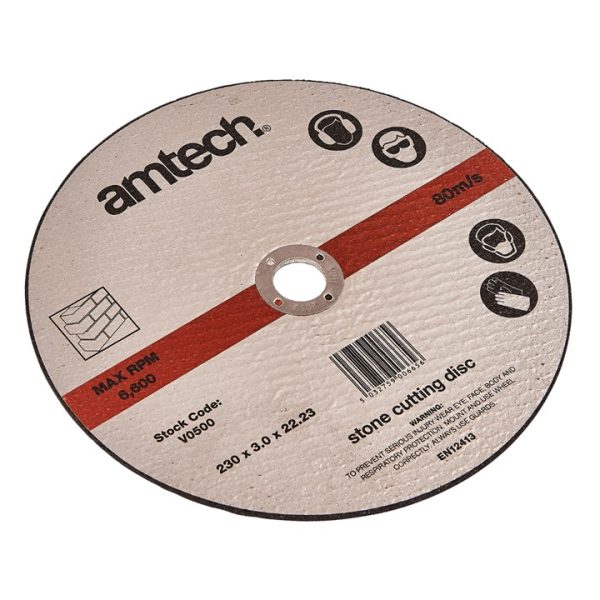 Stone cutting disc