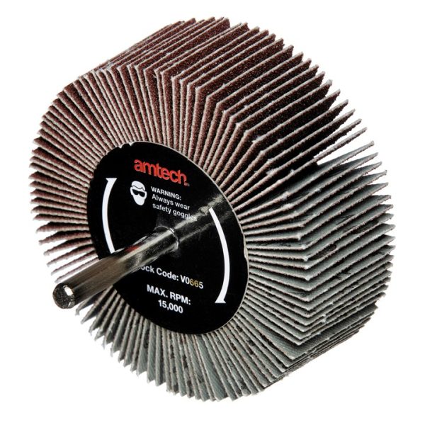 80 x 30mm 120 grit abrasive flap wheel