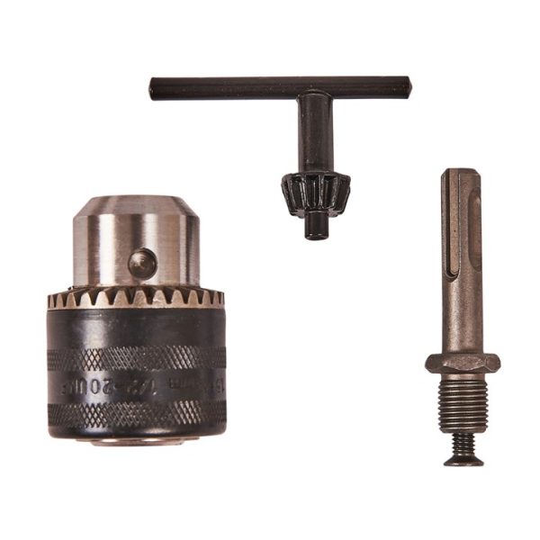 3 Piece drill chuck set