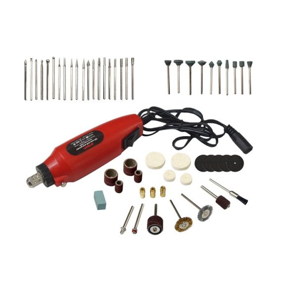 60 Piece mini drill and bit set