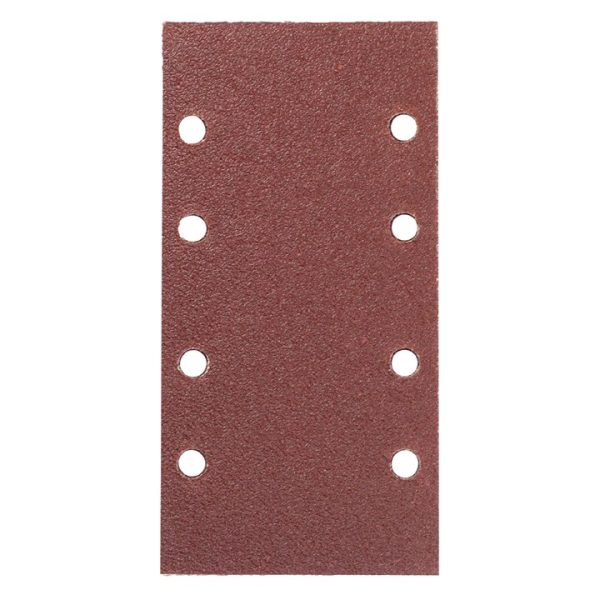 Pack of 10 P60 grit hook and loop sanding sheets